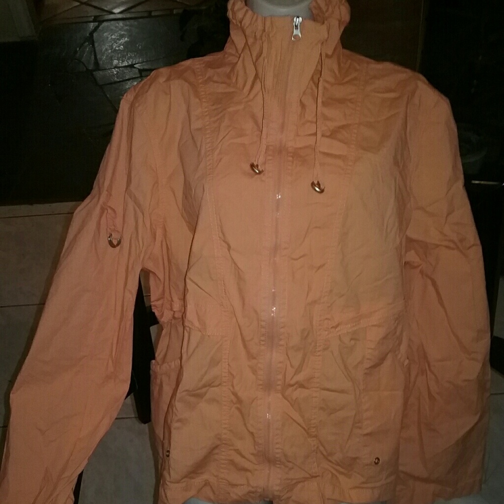 City Blues by Koret orange windbreaker